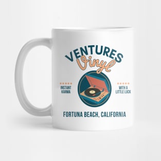 Ventures Vinyl from With a Little Luck by Marissa Meyer Mug